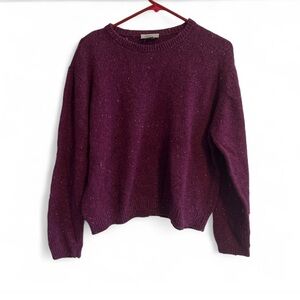 Purple sweater!